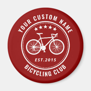 Ihre Bike Club Familie oder Ortsname Benutzerdefin Magnet