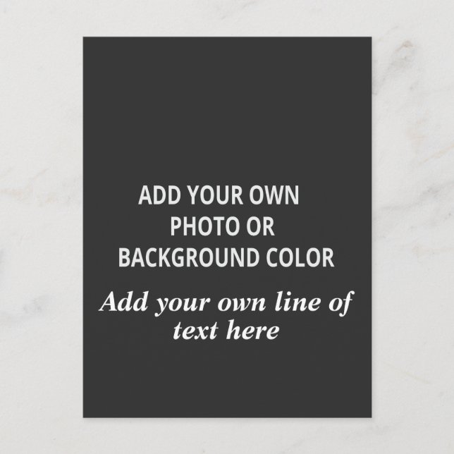 Ihre Bild- oder Hintergrundfarbe. Ihr Textausschni Postkarte (Vorderseite)