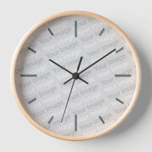Ihre Bild Rundholz-Rahmenuhr Uhr