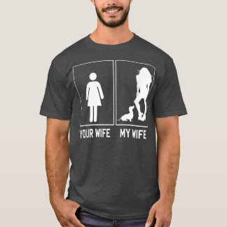 Ihre Ehefrau Meine Ehefrau Dackel Funny für Husban T-Shirt