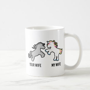 Ihre Ehefrau Meine Ehefrau Einhorn Kaffeetasse