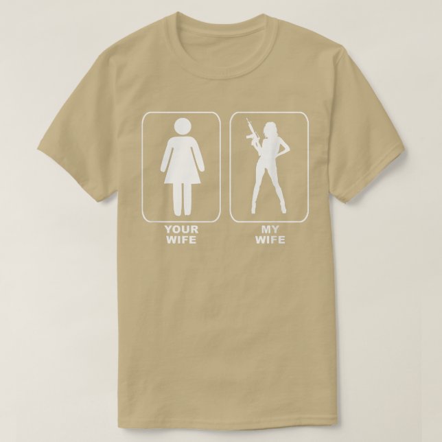 Ihre Ehefrau Meine Ehefrau T-Shirt (Design vorne)