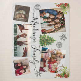 ✨ Ihre eigene, individuelle CHRISTMAS-Familie abwä Sherpadecke