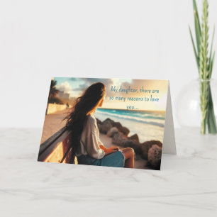 IHRE EIGENE PERSON DAUGHTER BIRTHDAY CARD DANKESKARTE