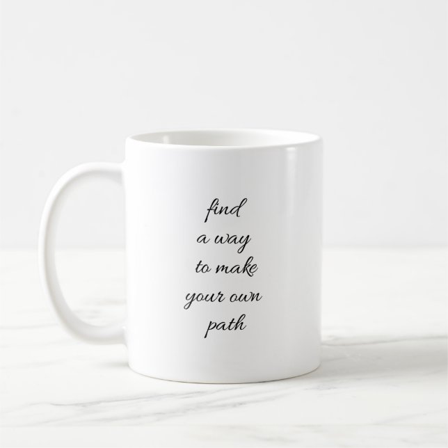 Ihre eigene Trasse-Tasse Kaffeetasse (Links)