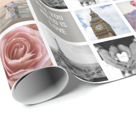 Ihre eigenen Fotos | 51-Bild-Collage-Geschenk für Geschenkpapier
