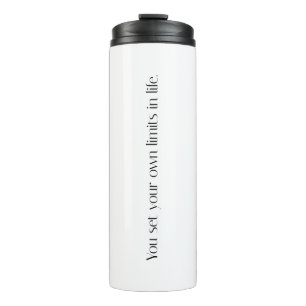 Ihre eigenen Grenzen Thermal Tumbler Thermosbecher