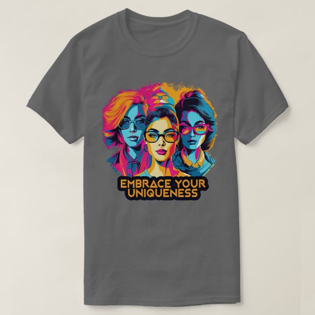Ihre Einzigartigkeit einprägen 3 T-Shirt (Design vorne)