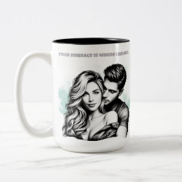 Ihre Embrace Zweifarbige Tasse
