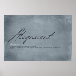 Ihre Energie ausrichten: Inspiration für den Geist Poster