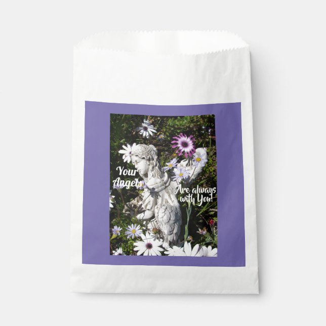 Ihre Engel sind immer bei Ihnen Blumengel Geschenktütchen (Vorderseite)