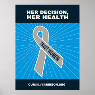 Ihre Entscheidung, ihre Gesundheit Poster