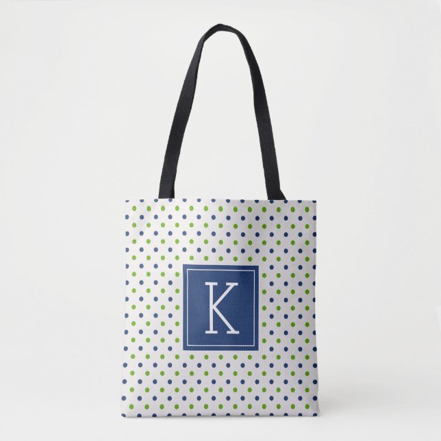 Ihre erste | Polka Dots Tasche (Vorderseite)
