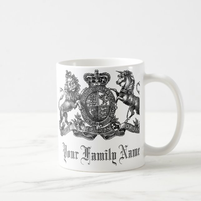 Ihre Familienname-kundengerechte Kaffeetasse (Rechts)