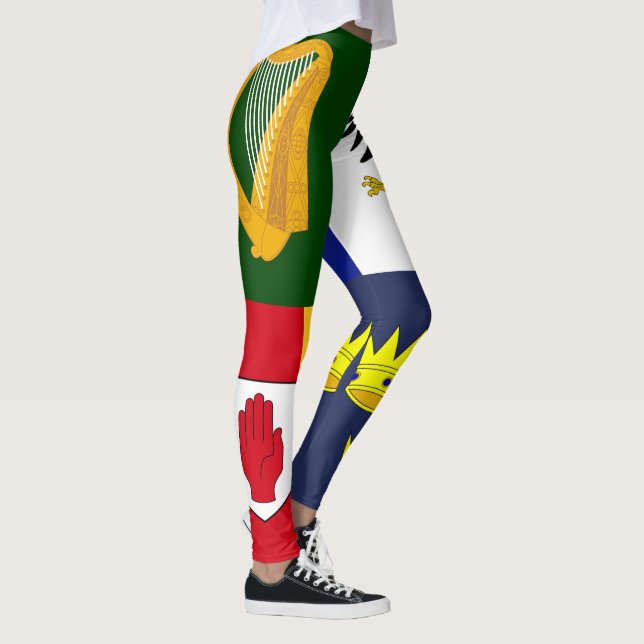 Ihre Farben anzeigen - Waffen in Irland Leggings (Rechts)