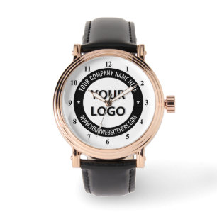 Ihre Firmen-Logo und Text Branded-Uhr Beispiel Armbanduhr