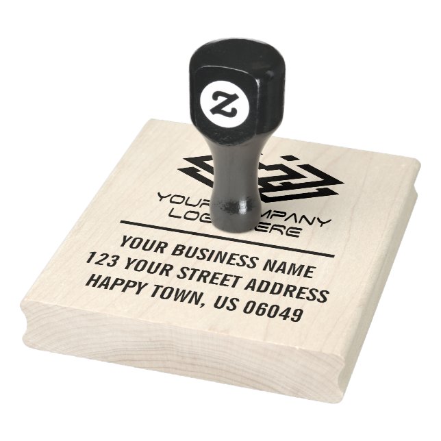 Ihre Firmenlogo-Adresse Gummistempel (Stempel)