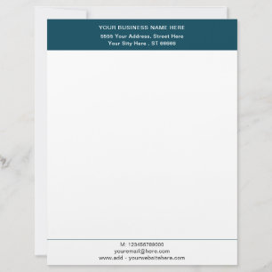 Ihre Firmenlogo-Adresse Office Colors Letterhead Briefbogen