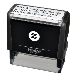 Ihre Firmenlogo-Adresse Selbstfarbige Briefmarke Permastempel
