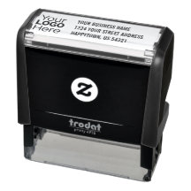 Ihre Firmenlogo-Adresse Selbstfarbige Briefmarke