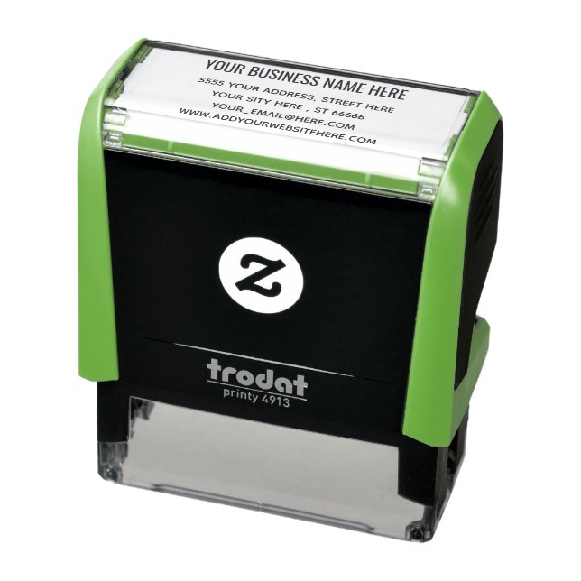 Ihre Firmenname Info-Adresse Selbstfarbige Briefma Permastempel (Produkt)