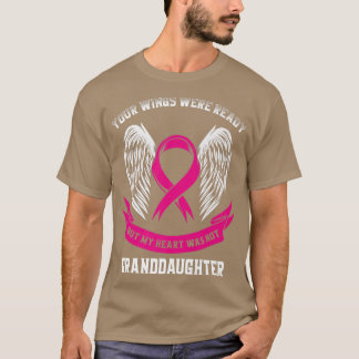 Ihre Flüge waren fertig Brustkrebs Bewusstsein Gra T-Shirt