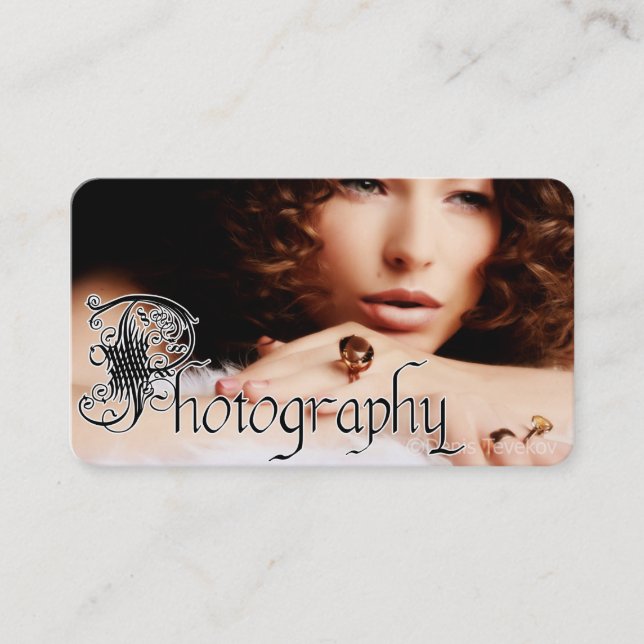 Ihre Foto Fotografy Business Card Visitenkarte (Vorderseite)