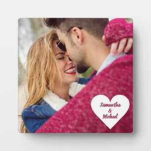 IHRE FOTO- & NAMEN-Sonderplakette Fotoplatte