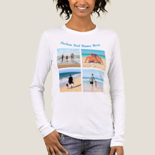 Ihre FotoCollage und Personalisierter benutzerdefi Tri-Blend Shirt