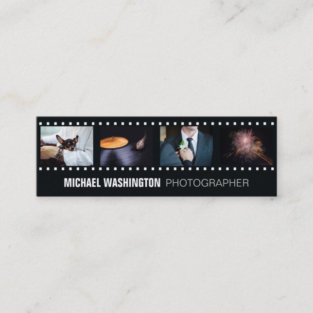 IHRE Fotograf-Geschäftskarten der FOTOS Mini Visitenkarte (Vorderseite)