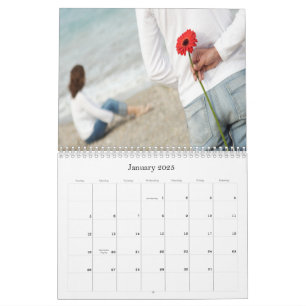Ihre Fotos auf jedem Seitenkalender Kalender