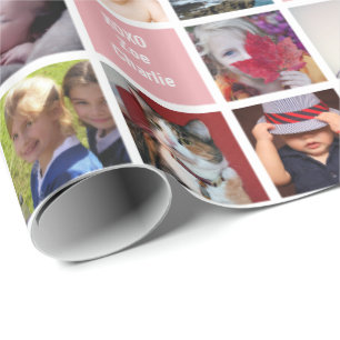Ihre Fotos   Custom Oma 51-Image Collage Gift Geschenkpapier