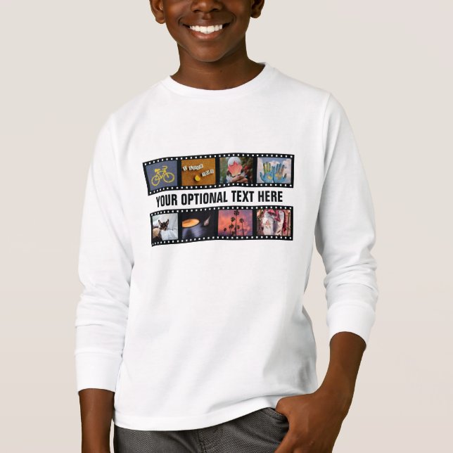 IHRE FOTOS "Filmstreifen"-Kleidung T-Shirt (Vorderseite)