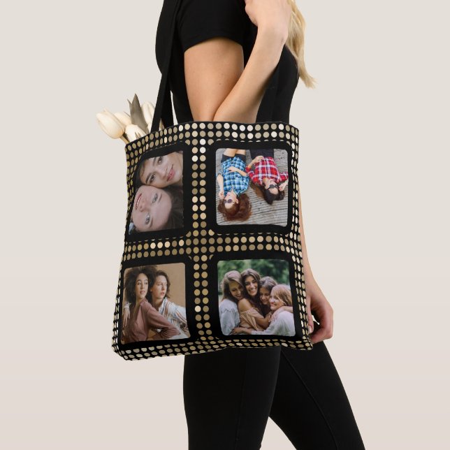 IHRE FOTOS individuelle Collage Vorlage Tote Tasch Tasche (Von Nahem)