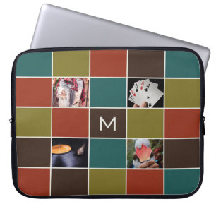IHRE FOTOS & MONOGRAM-individuelle Laptop-Ärmel Laptopschutzhülle