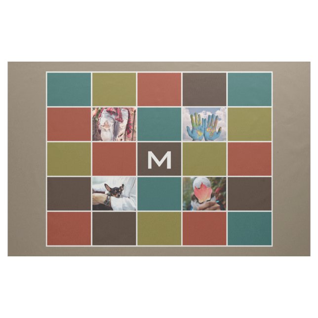 IHRE FOTOS & MONOGRAM-Sondergewebe Stoff (Yard (91,4 cm))