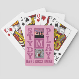IHRE FOTOS & MONOGRAM Spielkarten für Schüler