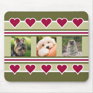 IHRE FOTOS / Niedliche Hunde Holiday Motif Motif M Mousepad