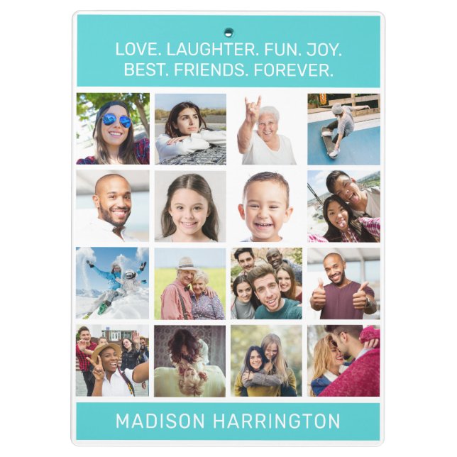 IHRE Fotos & Texte Klemmbrett (Rückseite)