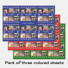 Ihre Fotos Weihnachten Geschenkpapier Set