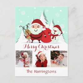 IHRE FOTOS Weihnachtspostkarte Feiertagspostkarte