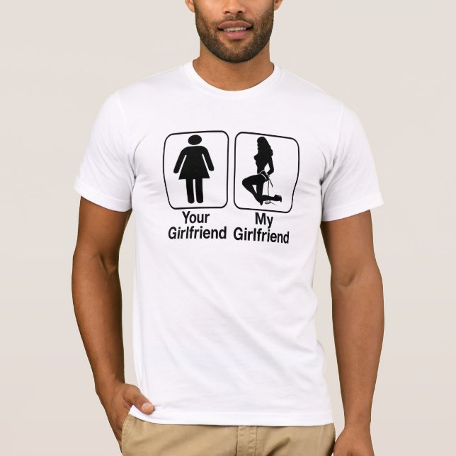 Ihre Freundin mein Freundint-shirt T-Shirt (Vorderseite)