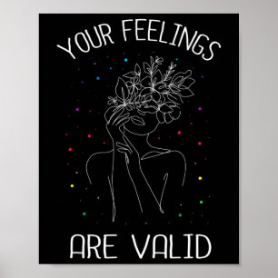 Ihre Gefühle sind gültig, wenn die psychische Gesu Poster