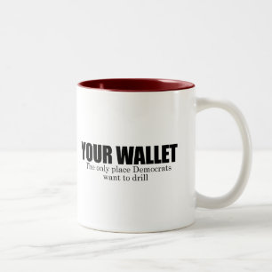 Ihre Geldbörse Zweifarbige Tasse