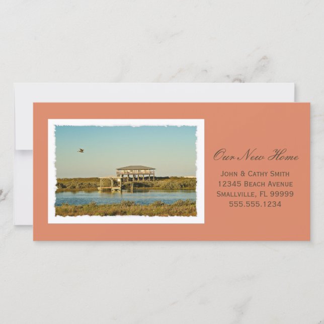 Ihre Gerahmte neue Zuhause-Fotografie - benutzerde Ankündigung (Vorderseite)