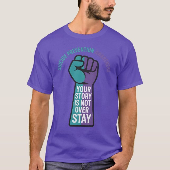 Ihre Geschichte ist nicht vorbei - psychische Gesu T-Shirt (Vorderseite)