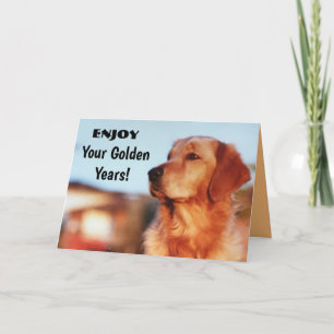 Ihre Goldene Jahresrente wünscht Goldene Erholung Karte