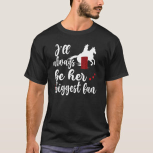 Ihre größte Fan-Fass-Racing-Tante eines Barrel Rac T-Shirt