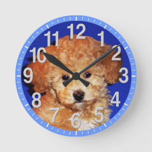 Ihre Haustier-Foto-Uhr oder behalten niedliche Runde Wanduhr