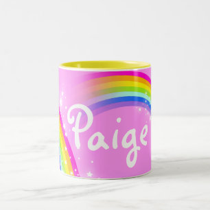 Ihre hellrosa Tasse des Namens
